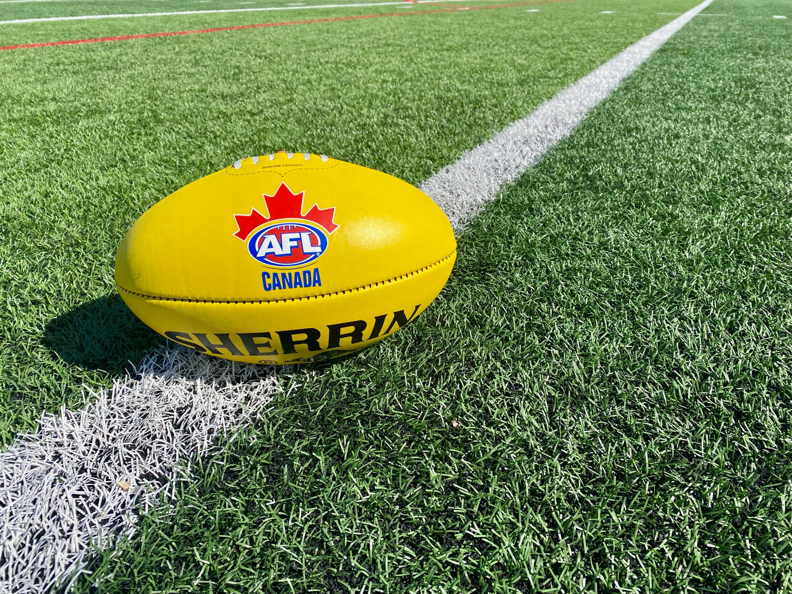 Sherrin KB Yellow AFL Canada balls | AFL Canada Shop