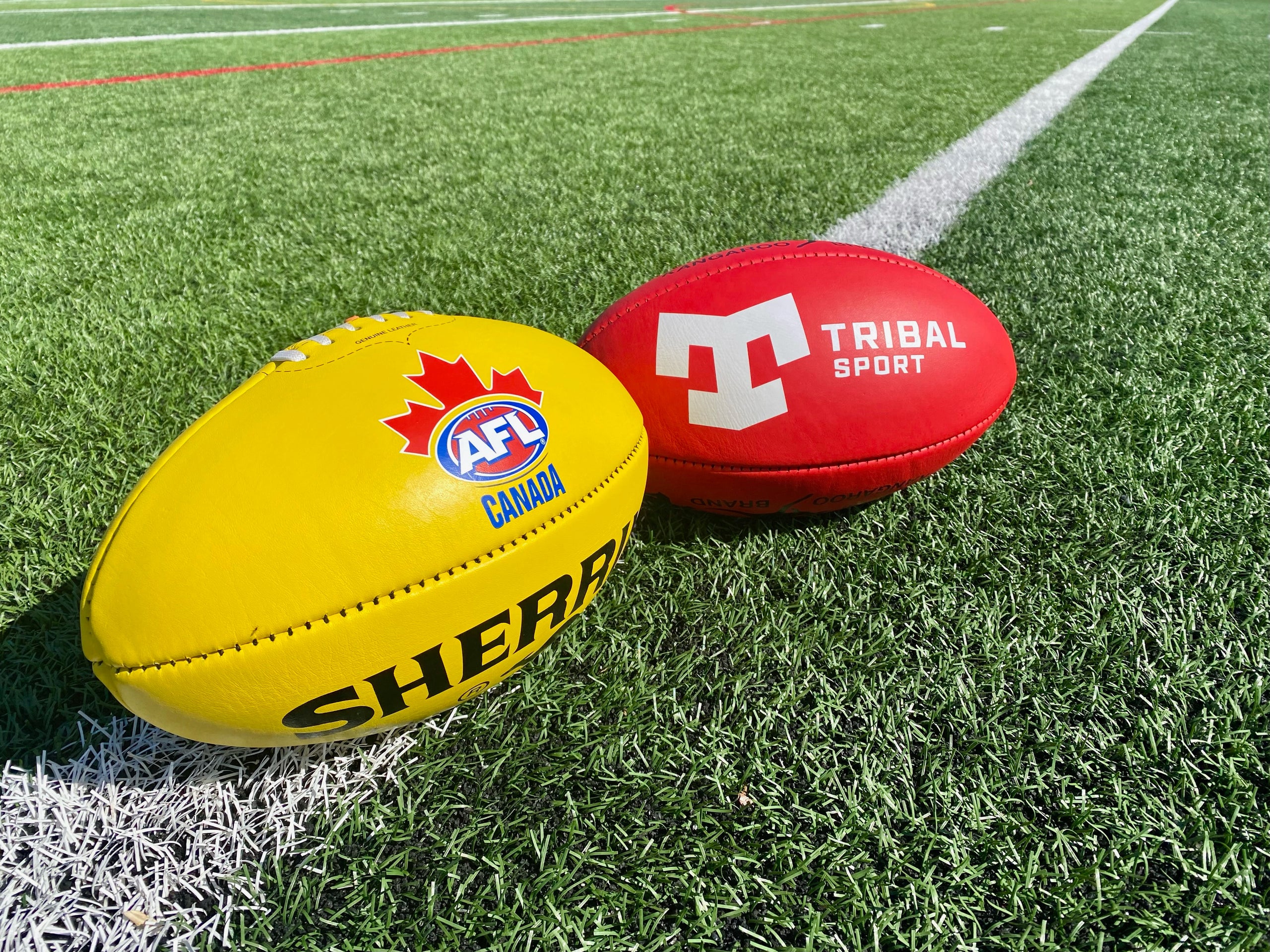 Sherrin KB Red AFL Canada footballs | AFL Canada Shop